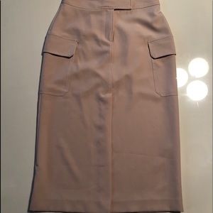 Topshop - Pink Midi Skirt